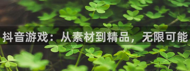 广东完美电竞官网电子科技有限公司 联系电话：抖音游戏：从素材到精品，无限可能